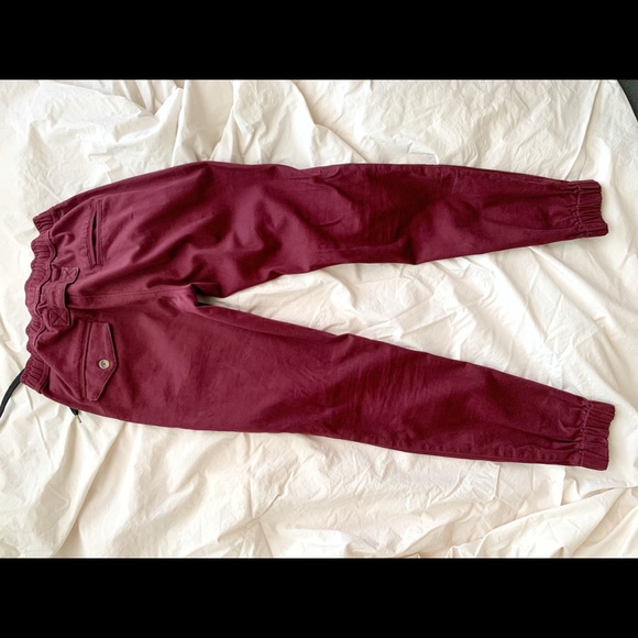TEAMLTD Ladies Joggers - Maroon - Picture 2 of 4